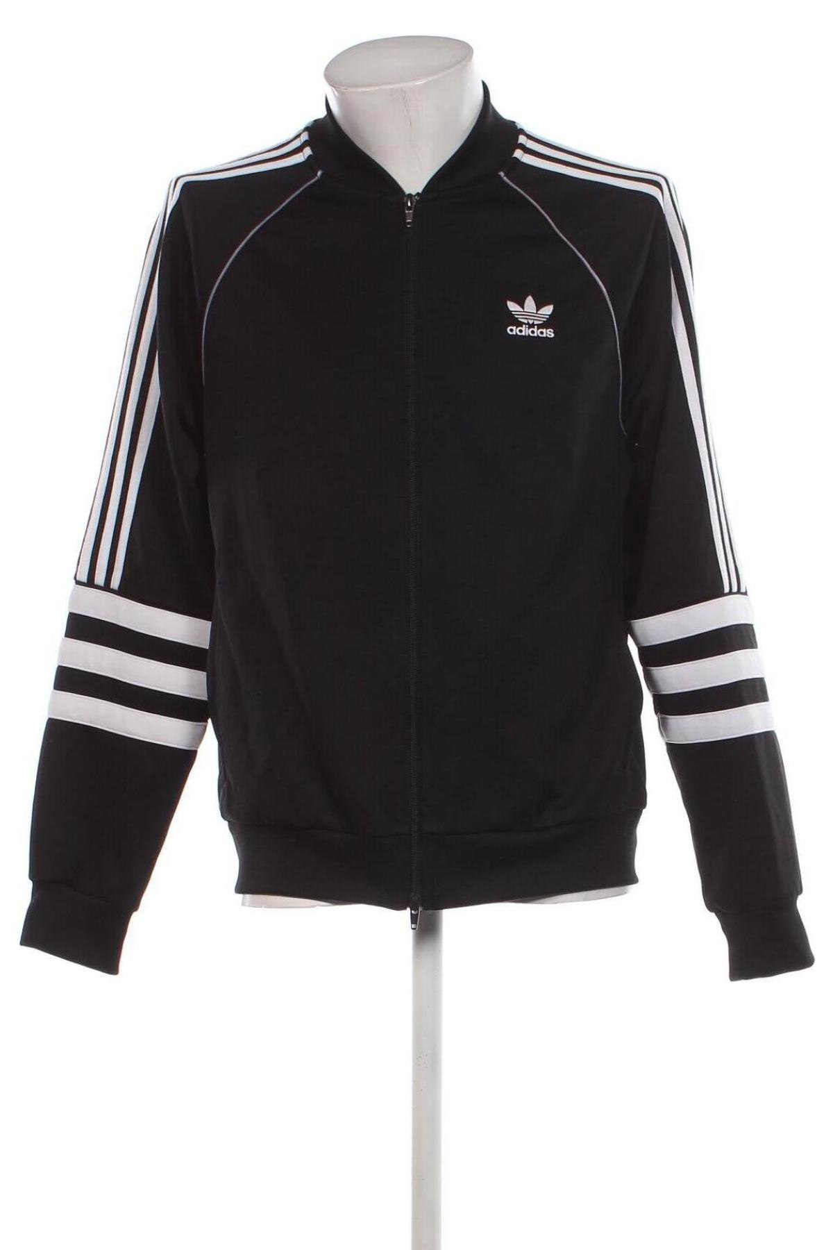 Bluză trening de bărbați Adidas, Mărime M, Culoare Negru, Preț 157,89 Lei