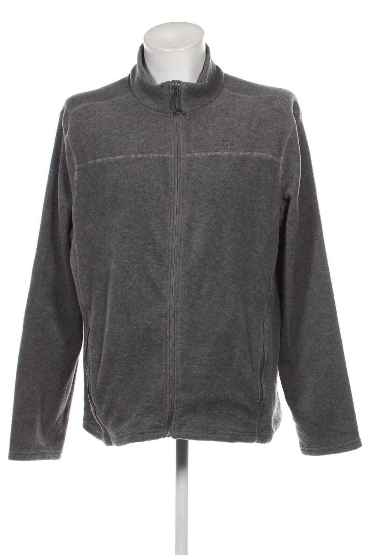 Herren Sportoberteil Quechua, Größe L, Farbe Grau, Preis 6,99 €