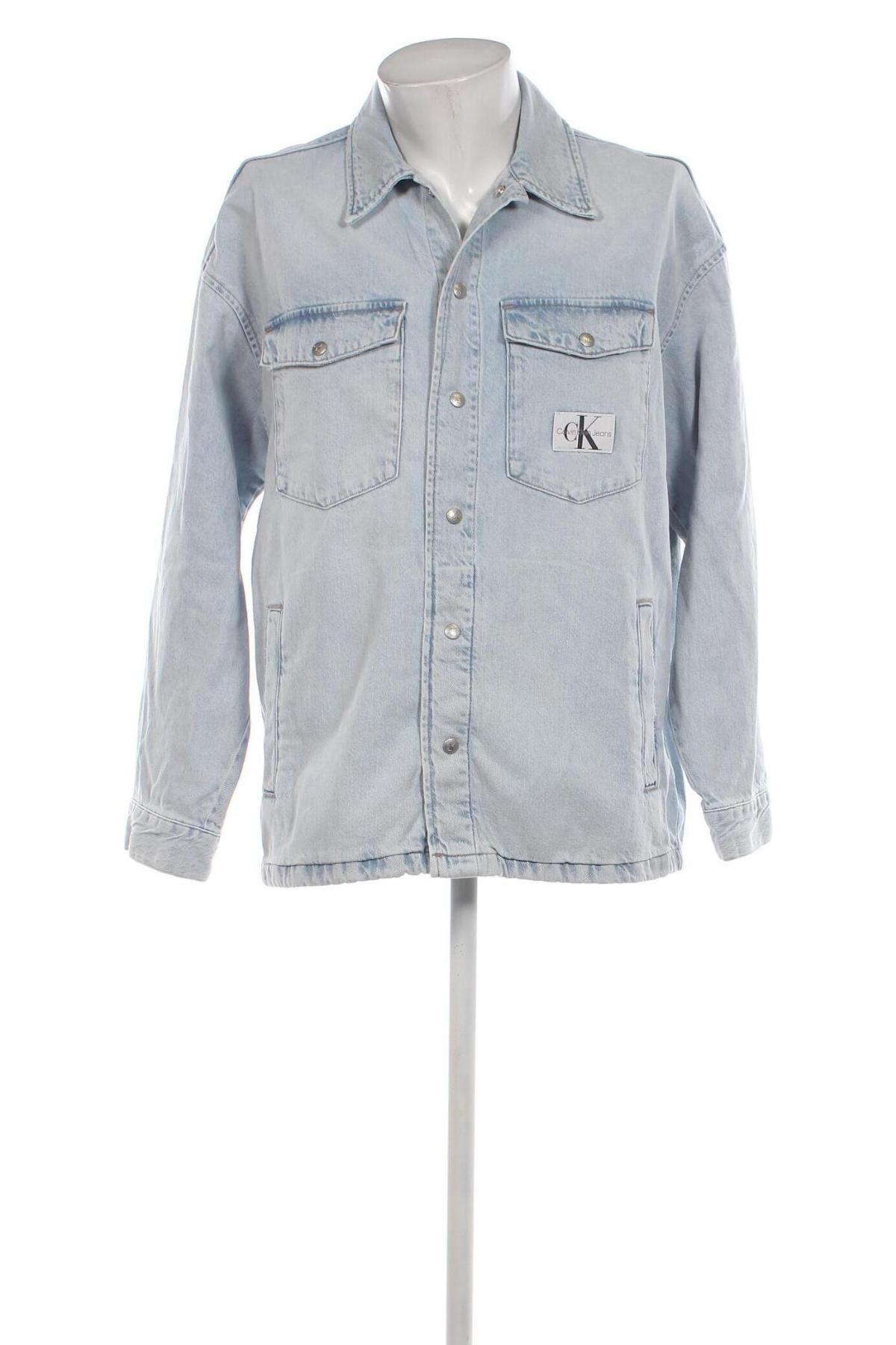 Herrenjacke Calvin Klein Jeans, Größe M, Farbe Blau, Preis 43,99 €