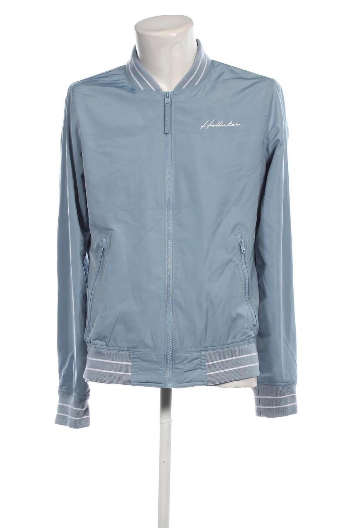 Herrenjacke Hollister, Größe M, Farbe Blau, Preis 15,49 €