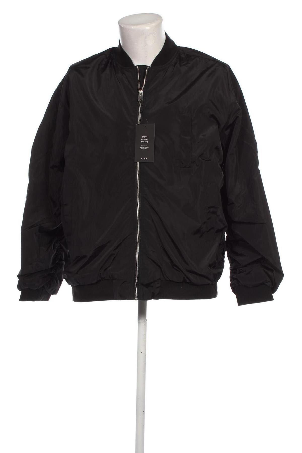 Herrenjacke NA-KD, Größe M, Farbe Schwarz, Preis € 40,49