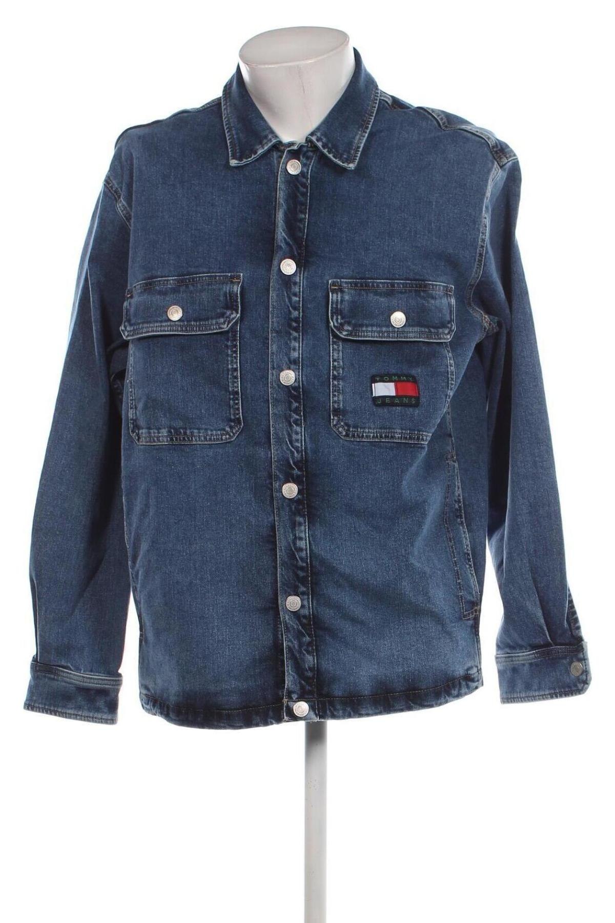 Geacă de bărbati Tommy Jeans, Mărime L, Culoare Albastru, Preț 420,99 Lei