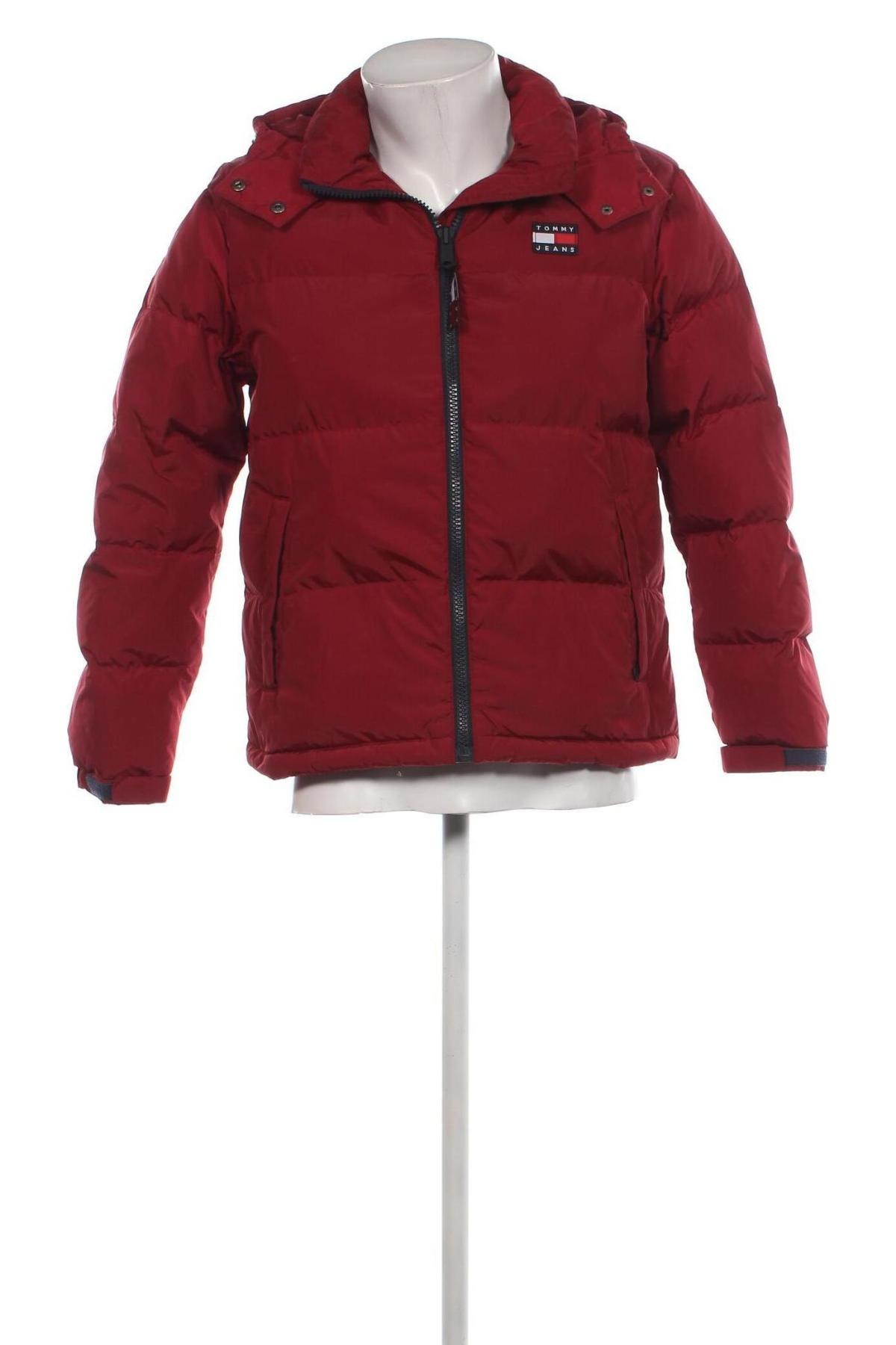 Herrenjacke Tommy Jeans, Größe S, Farbe Rot, Preis 161,99 €