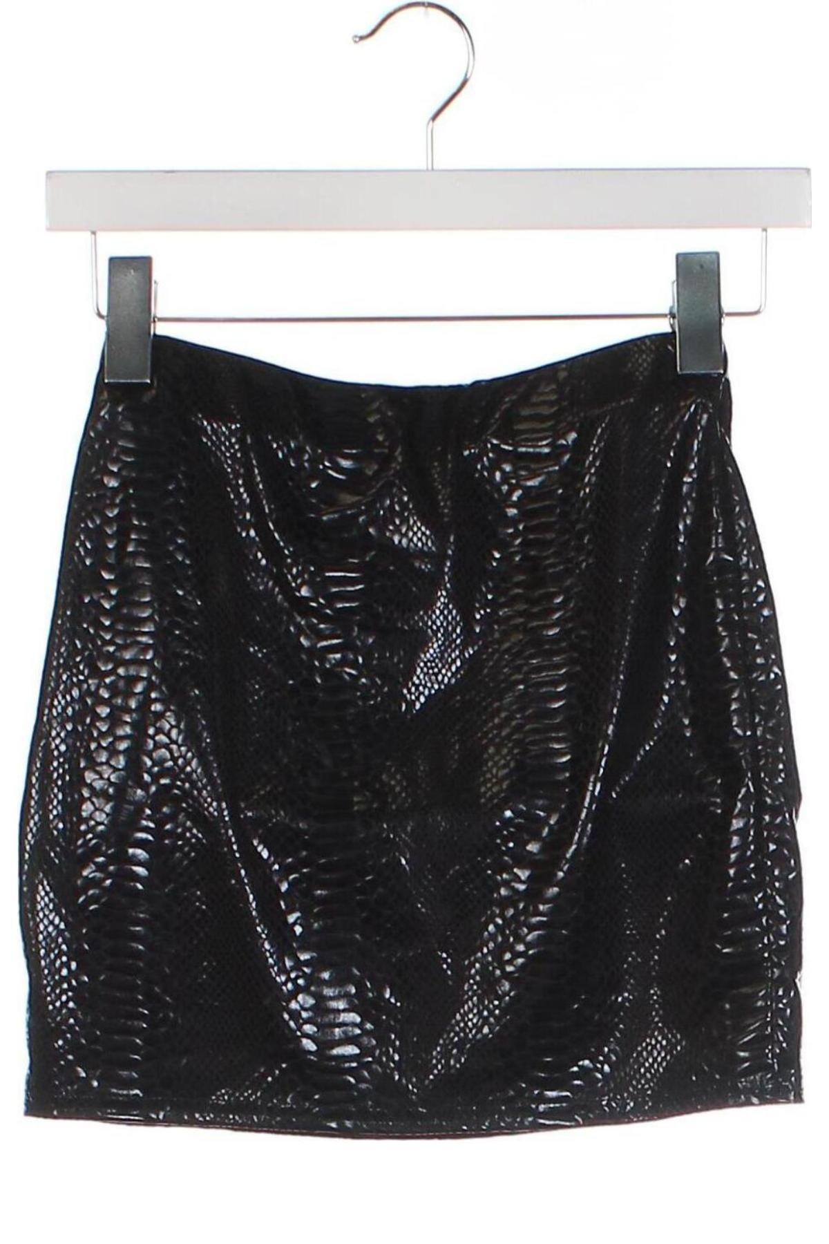 Fustă Boohoo, Mărime XS, Culoare Negru, Preț 35,99 Lei