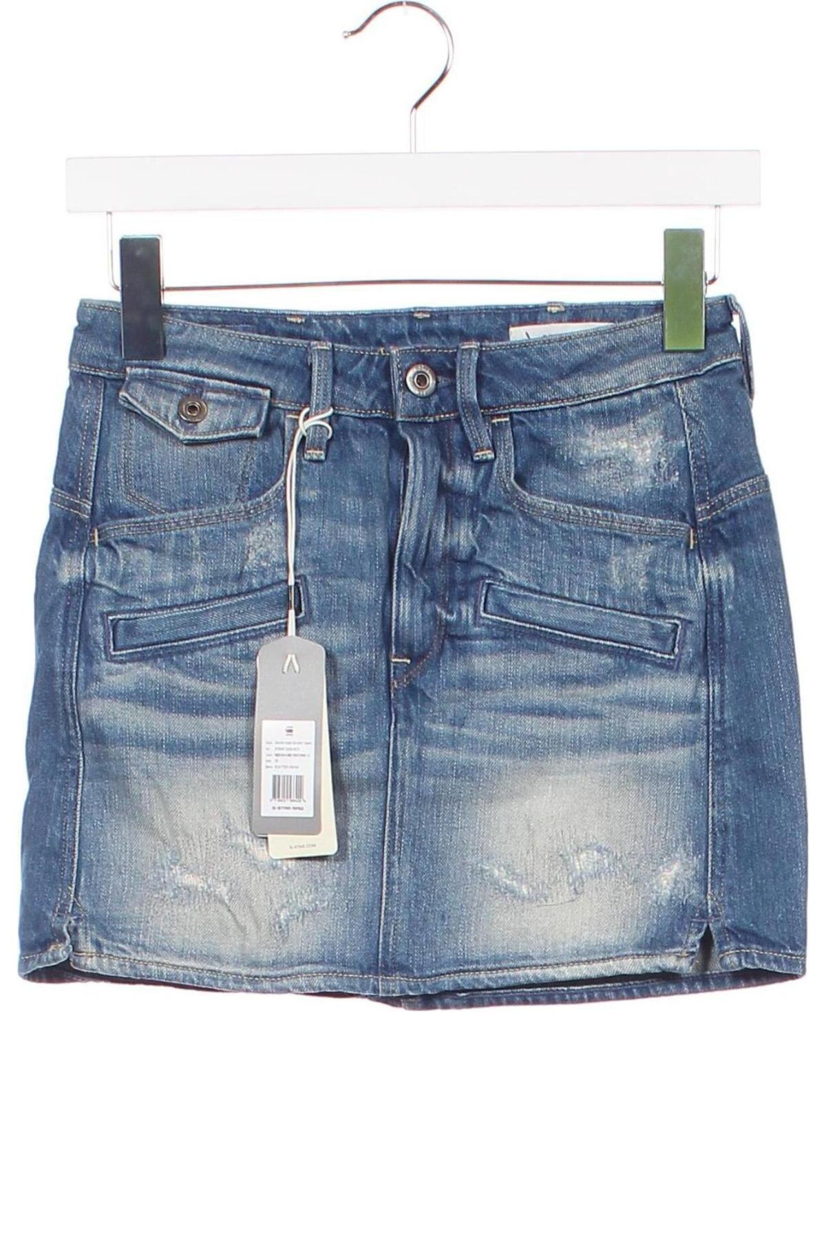 Sukňa G-Star Raw, Veľkosť XXS, Farba Modrá, Cena  120,62 €