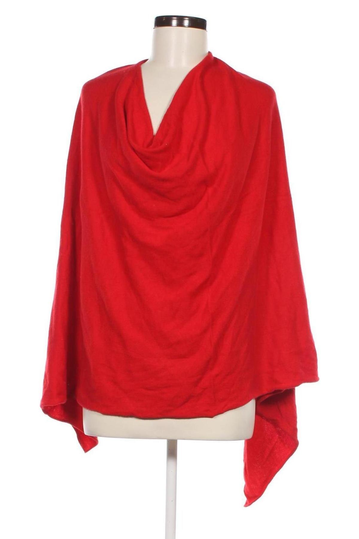 Poncho, Größe M, Farbe Rot, Preis € 7,49