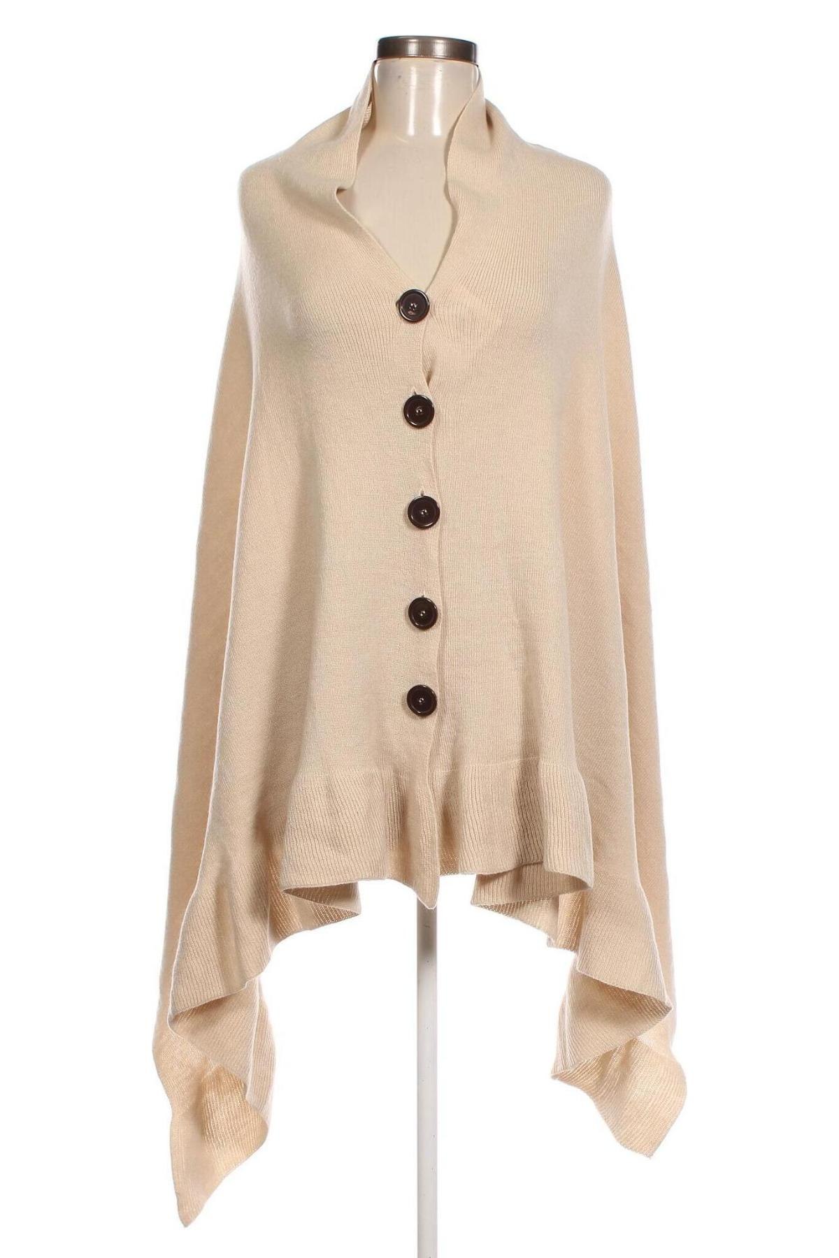 Poncho, Größe M, Farbe Beige, Preis € 2,99