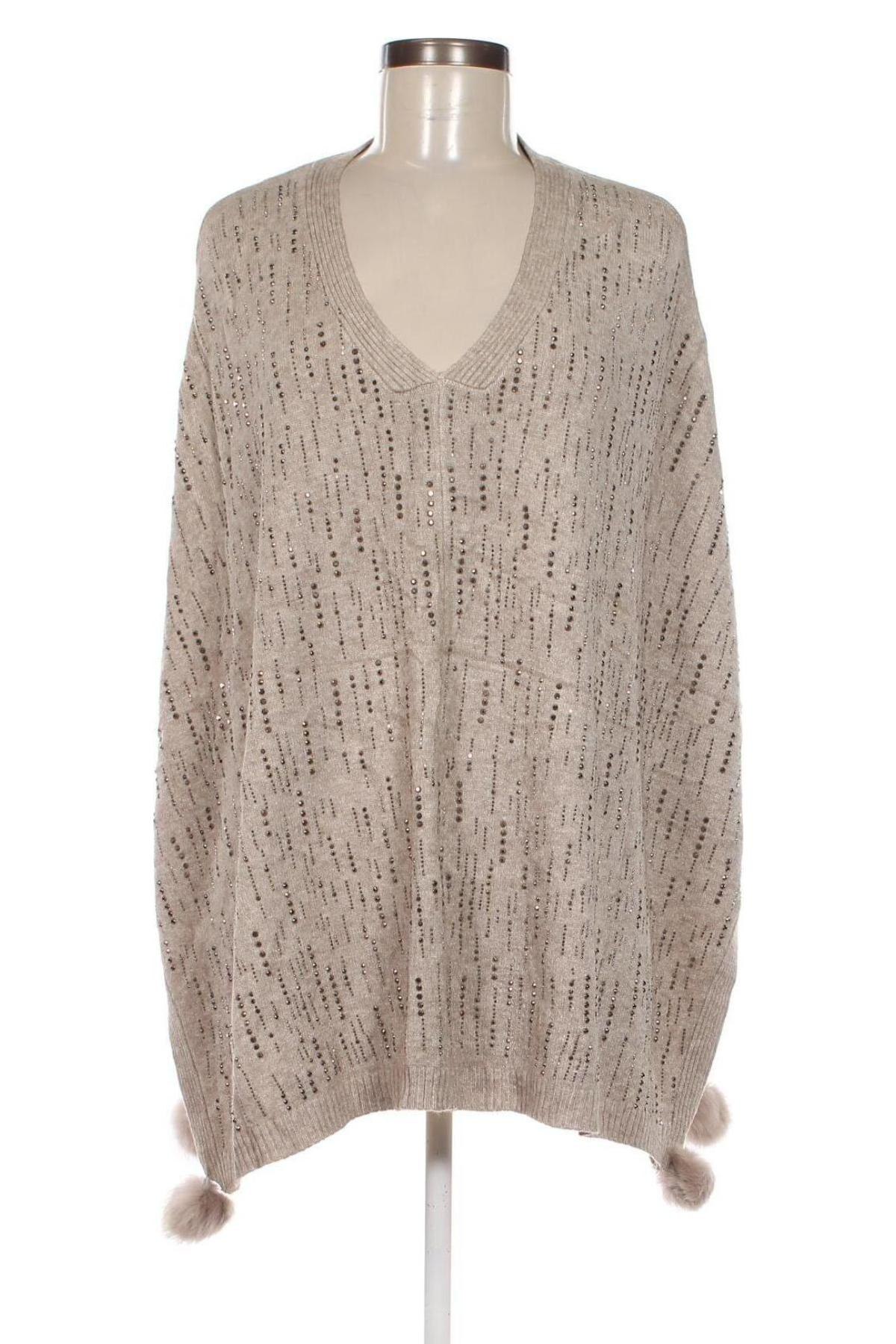 Poncho Bluoltre, Größe M, Farbe Beige, Preis € 9,99