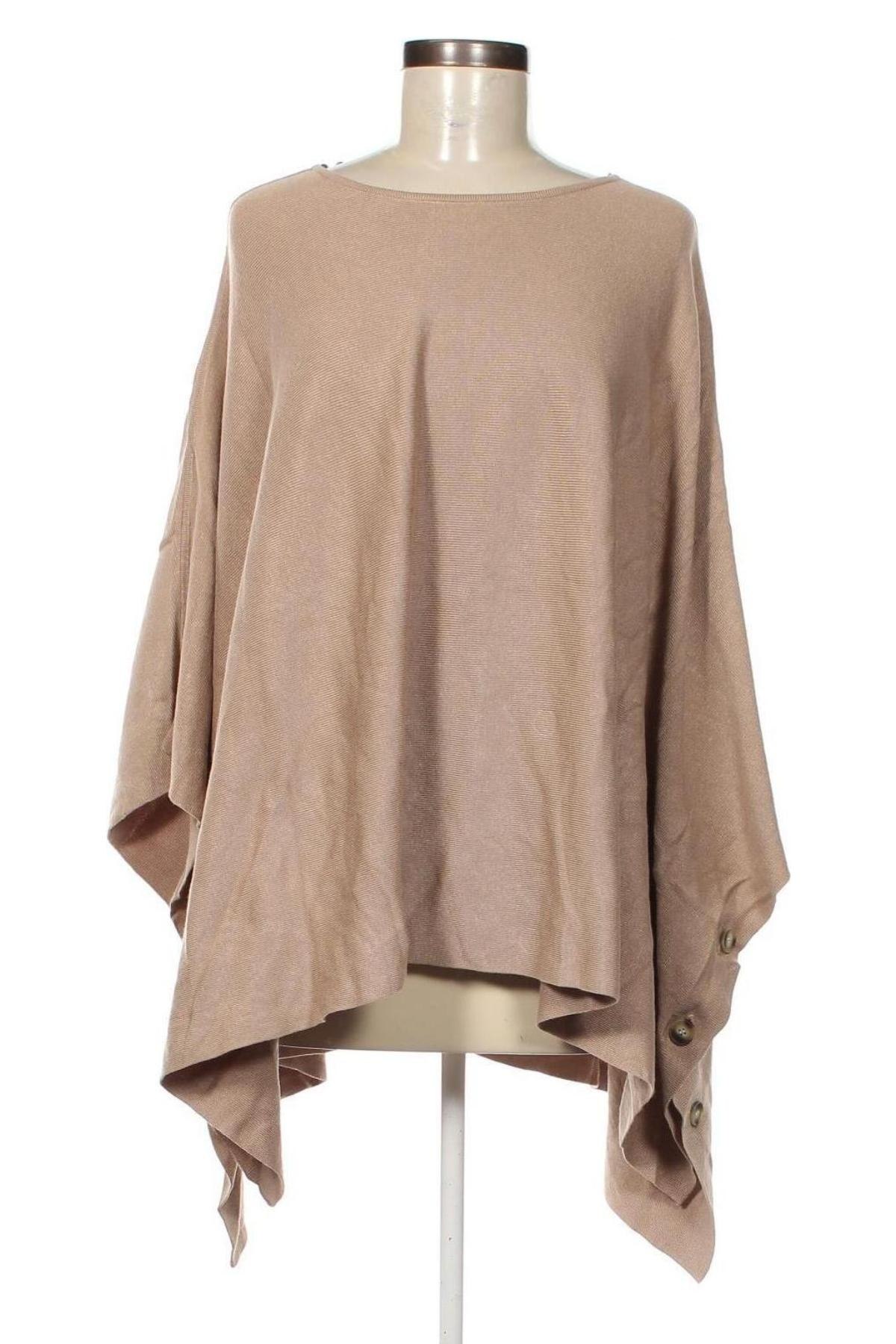 Poncho Sunny Girl, Größe M, Farbe Beige, Preis 5,49 €