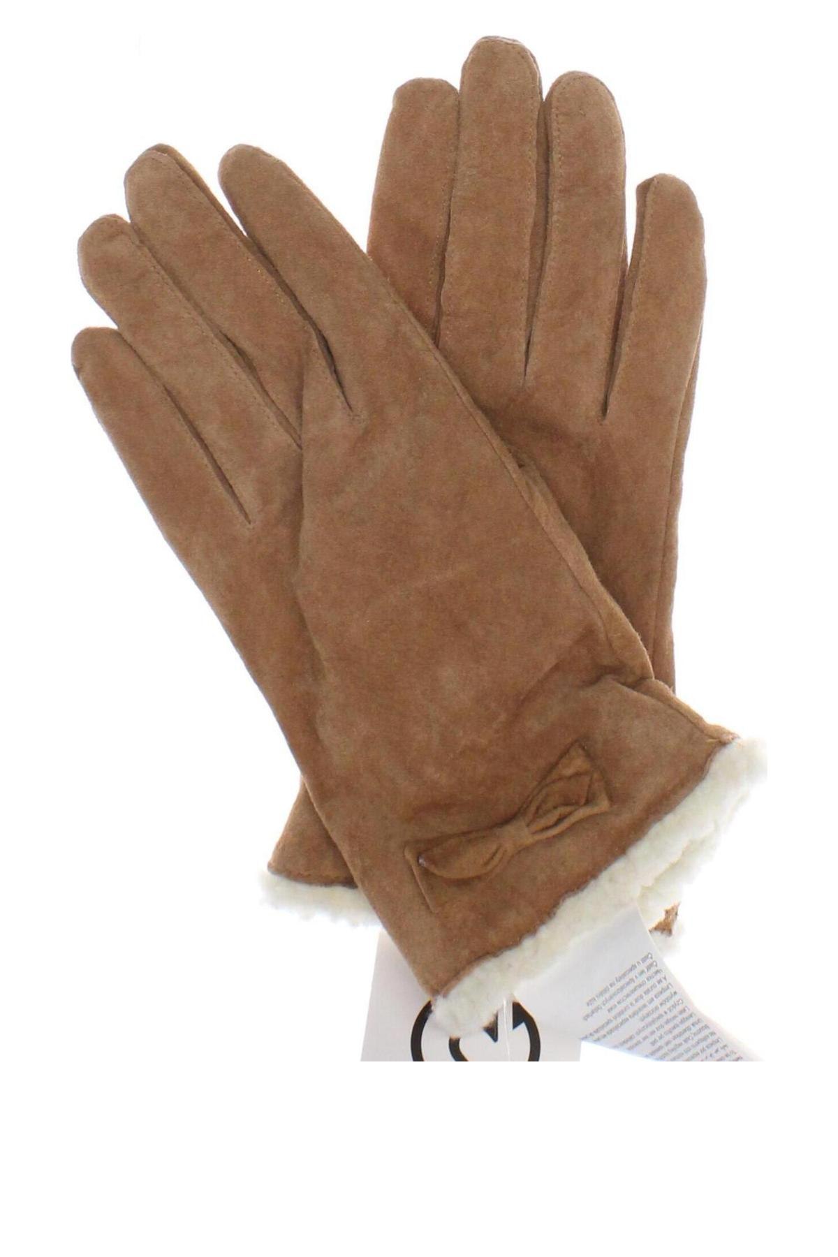 Handschuhe Camaieu, Farbe Braun, Preis 12,99 €