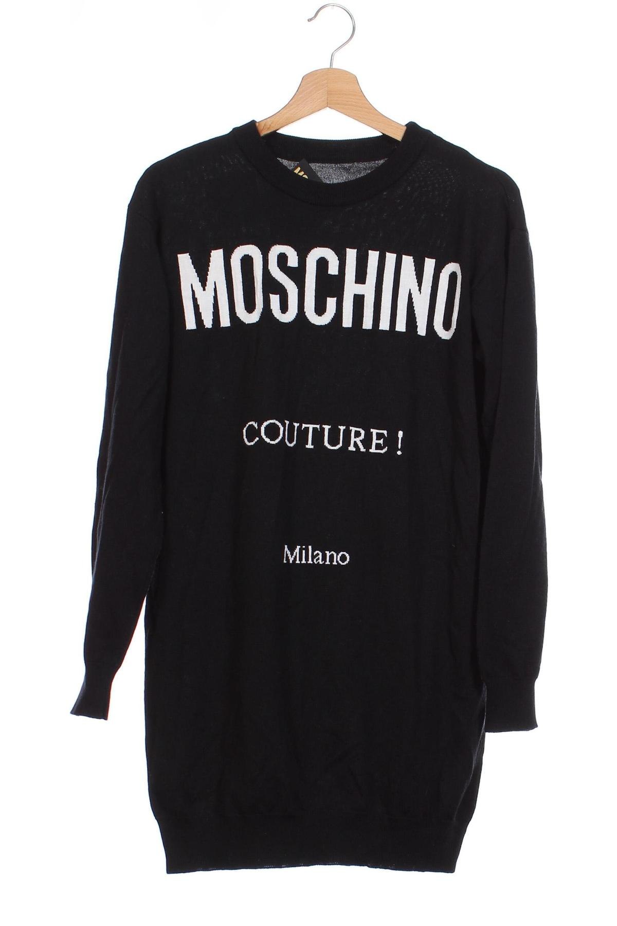 Рокля Moschino Couture, Размер XS, Цвят Черен, Цена 280,71 лв.