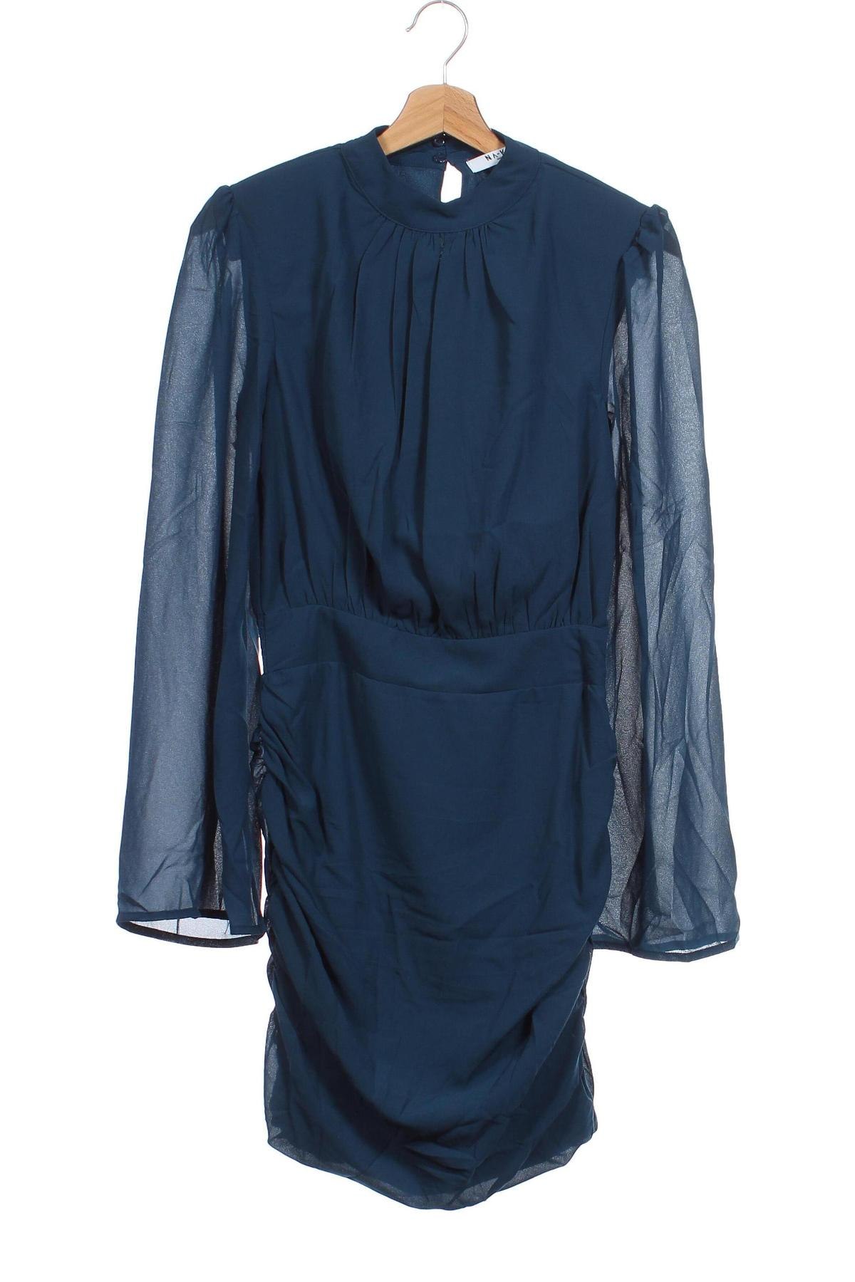 Kleid NA-KD, Größe XS, Farbe Blau, Preis € 11,99