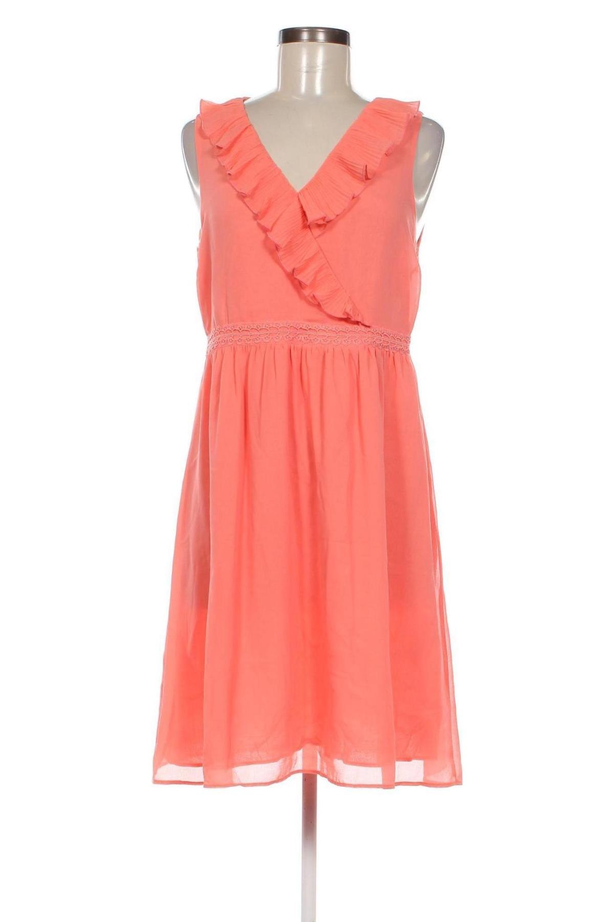 Kleid Naf Naf, Größe M, Farbe Orange, Preis 10,49 €