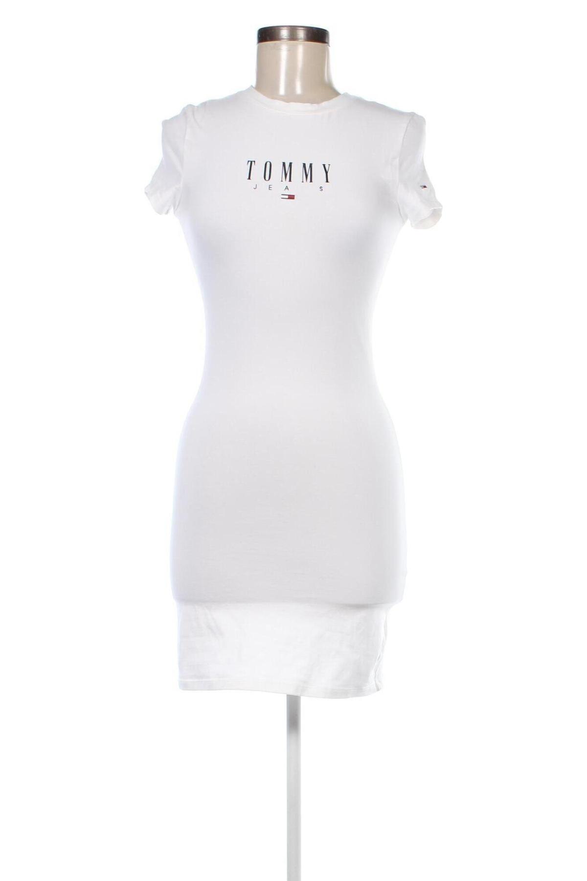 Rochie Tommy Jeans, Mărime XS, Culoare Alb, Preț 156,99 Lei