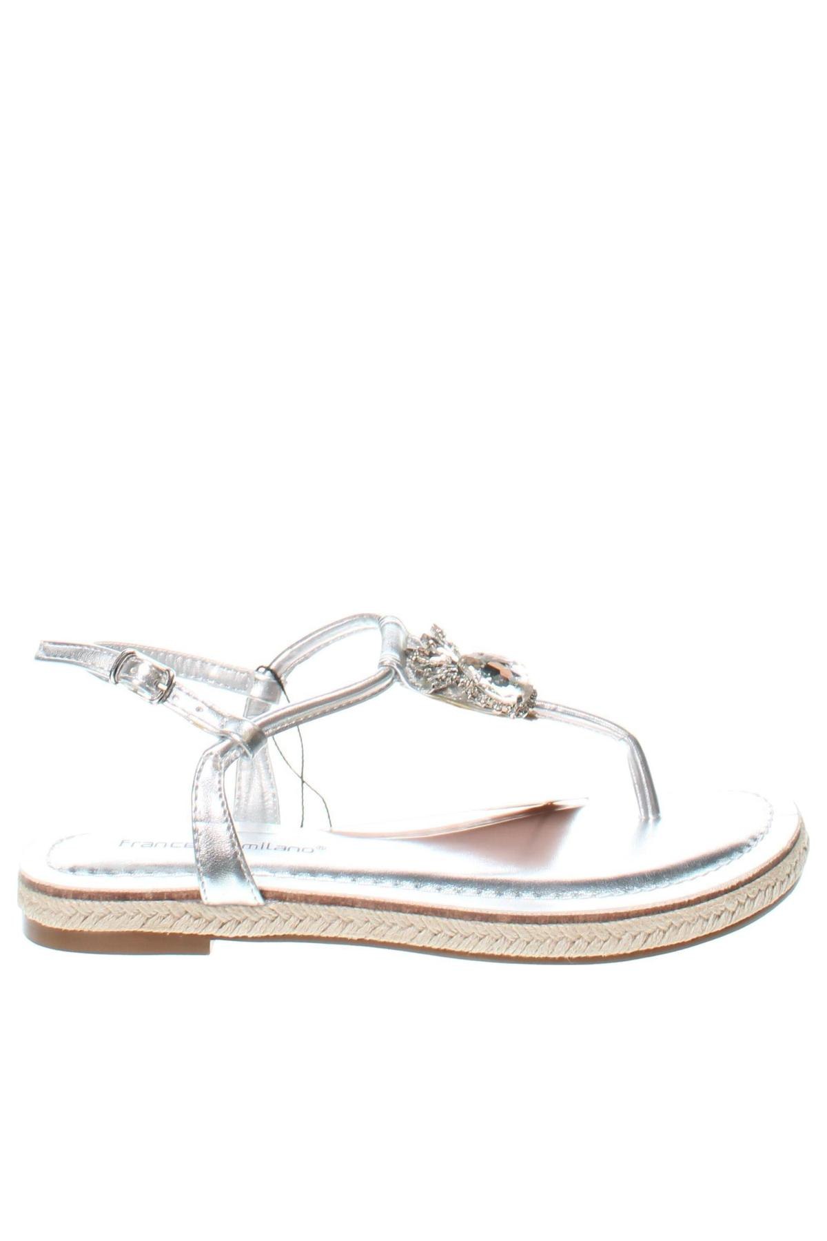 Sandalen Francesco Milano, Größe 36, Farbe Grau, Preis 10,99 €