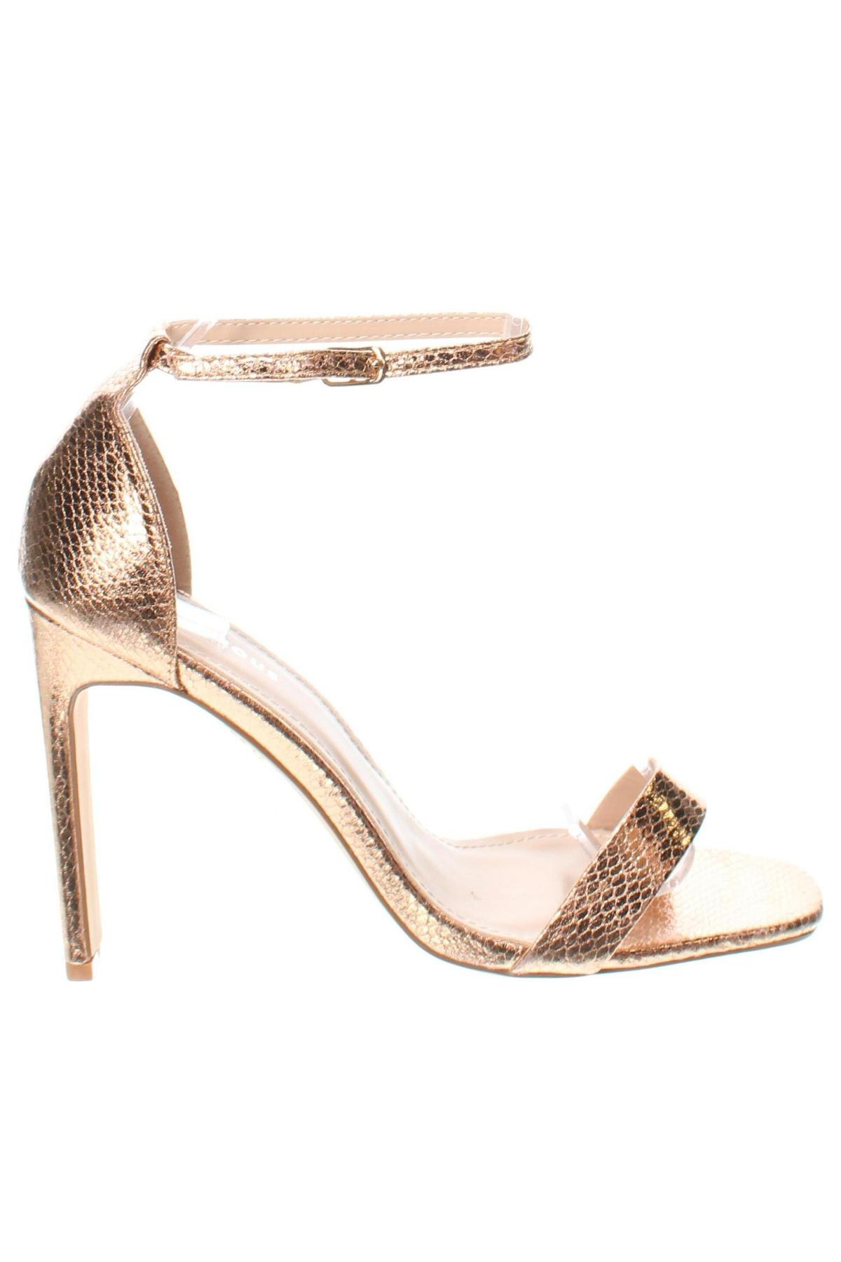 Sandalen Glamorous, Größe 41, Farbe Golden, Preis 13,99 €