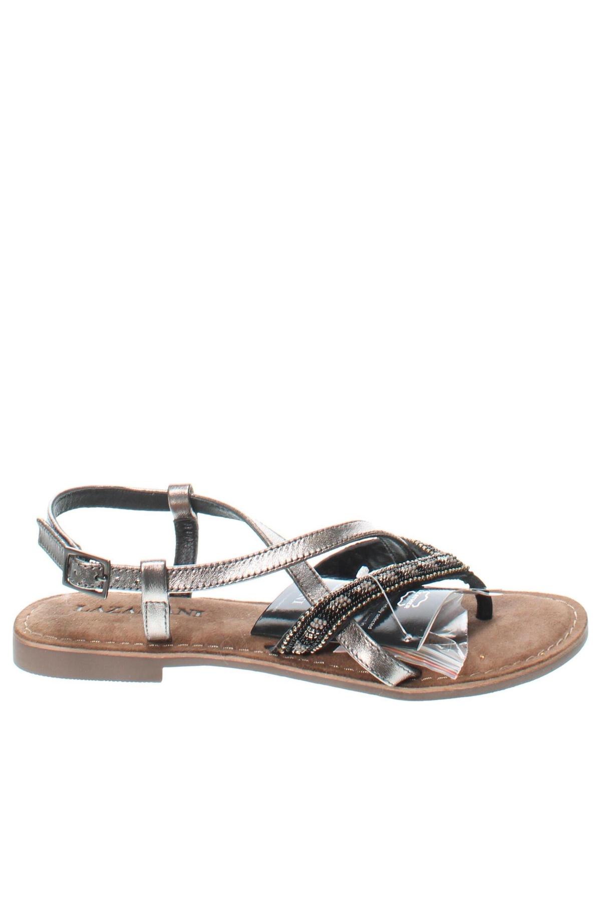 Sandalen Lazamani, Größe 37, Farbe Silber, Preis € 63,92