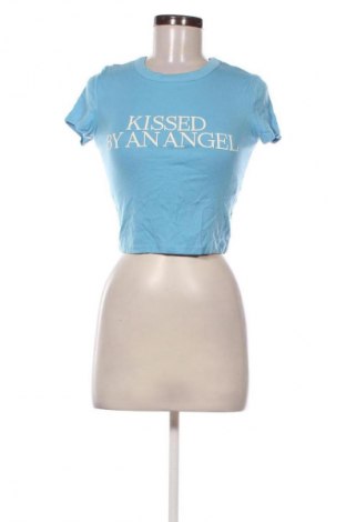 Damen Shirt Bershka, Größe S, Farbe Blau, Preis € 7,99