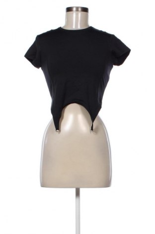 Damen Shirt Bershka, Größe L, Farbe Schwarz, Preis 10,99 €
