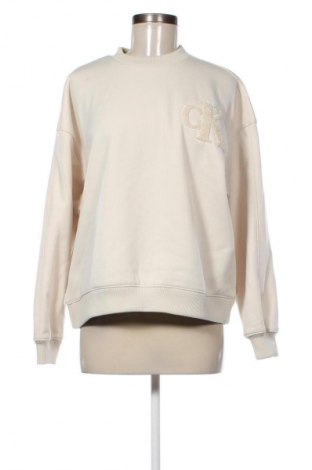 Γυναικεία μπλούζα Calvin Klein Jeans, Μέγεθος M, Χρώμα  Μπέζ, Τιμή 75,99 €