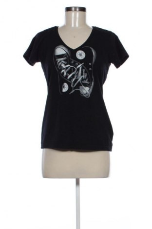 Damen Shirt Converse, Größe M, Farbe Schwarz, Preis 21,00 €