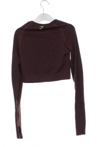 Damen Shirt Gymshark, Größe XS, Farbe Braun, Preis 18,99 €