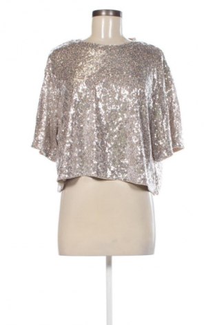 Bluzka damska H&M, Rozmiar XL, Kolor Srebrzysty, Cena 64,99 zł
