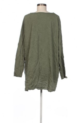 Γυναικεία μπλούζα Made In Italy, Μέγεθος 5XL, Χρώμα Πράσινο, Τιμή 12,99 €