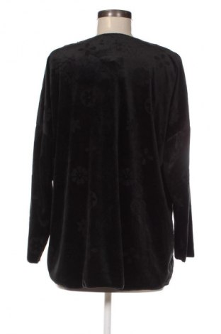 Γυναικεία μπλούζα Made In Italy, Μέγεθος XXL, Χρώμα Μαύρο, Τιμή 19,99 €