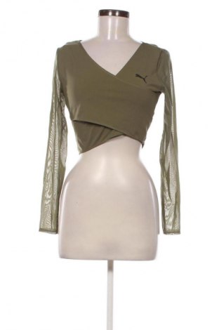 Bluză de femei PUMA, Mărime M, Culoare Verde, Preț 115,99 Lei