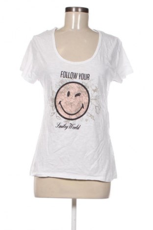 Γυναικεία μπλούζα Smiley, Μέγεθος L, Χρώμα Λευκό, Τιμή 9,99 €