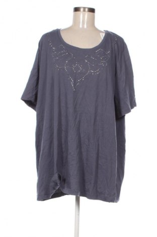 Női blúz Ulla Popken, Méret 4XL, Szín Kék, Ár 9 839 Ft