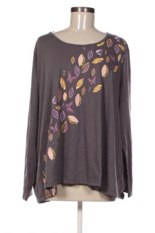 Γυναικεία μπλούζα Unbranded, Μέγεθος 4XL, Χρώμα Γκρί, Τιμή 12,99 €