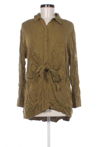 Дамска блуза Zara, Размер L, Цвят Зелен, Цена 27,99 лв.
