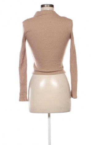 Дамска блуза Zara, Размер S, Цвят Кафяв, Цена 27,99 лв.