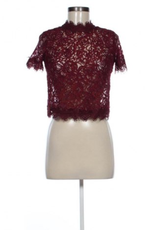 Bluzka damska Zara Trafaluc, Rozmiar S, Kolor Czerwony, Cena 43,99 zł