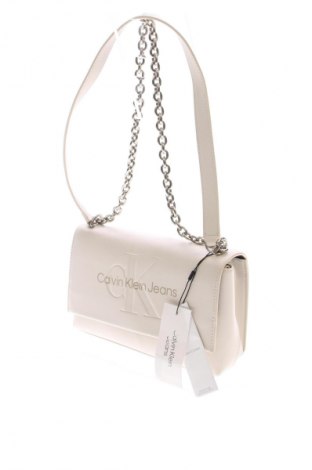 Γυναικεία τσάντα Calvin Klein Jeans, Χρώμα Λευκό, Τιμή 142,99 €