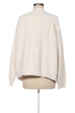 Damen Strickjacke Bershka, Größe L, Farbe Weiß, Preis 20,99 €
