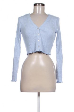 Damen Strickjacke Bershka, Größe M, Farbe Blau, Preis € 32,99