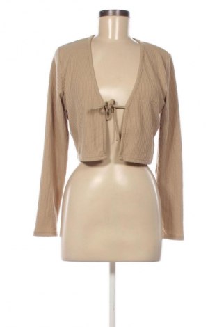 Damen Strickjacke H&M Divided, Größe L, Farbe Beige, Preis € 23,59