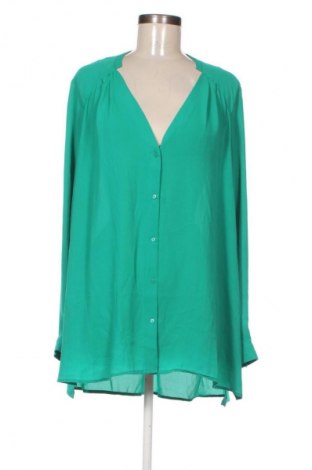 Γυναικείο πουκάμισο H&M, Μέγεθος 3XL, Χρώμα Πράσινο, Τιμή 15,99 €