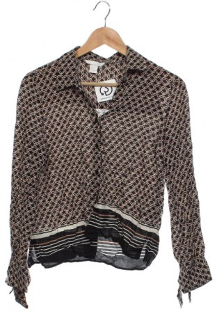 Дамска риза H&M, Размер XS, Цвят Многоцветен, Цена 25,99 лв.