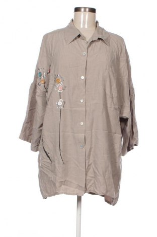 Дамска риза Made In Italy, Размер XL, Цвят Кафяв, Цена 25,99 лв.