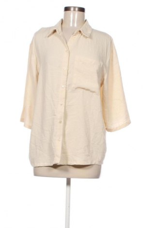 Дамска риза Unbranded, Размер XL, Цвят Екрю, Цена 21,99 лв.