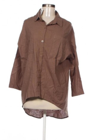 Дамска риза Unbranded, Размер XXL, Цвят Кафяв, Цена 25,99 лв.