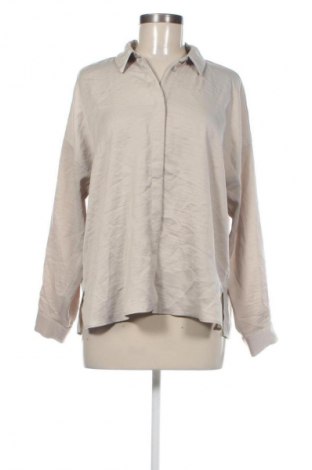 Дамска риза Zara, Размер M, Цвят Бежов, Цена 27,99 лв.