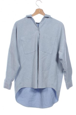 Γυναικείο πουκάμισο Zara, Μέγεθος XS, Χρώμα Μπλέ, Τιμή 17,99 €