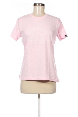 Γυναικείο t-shirt Adidas, Μέγεθος M, Χρώμα Ρόζ , Τιμή 17,99 €