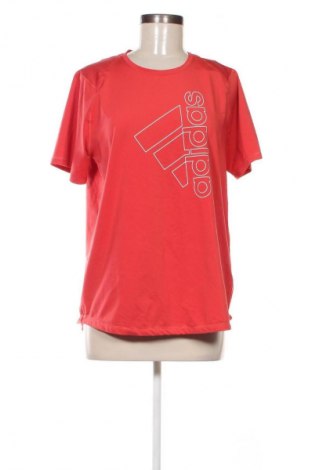 Γυναικείο t-shirt Adidas, Μέγεθος L, Χρώμα Κόκκινο, Τιμή 17,99 €