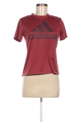 Damen T-Shirt Adidas, Größe XS, Farbe Rot, Preis € 18,99